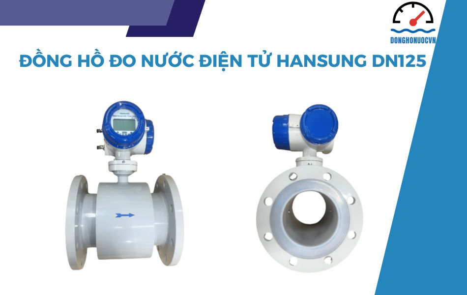 Đồng hồ đo nước điện tử Hansung DN125
