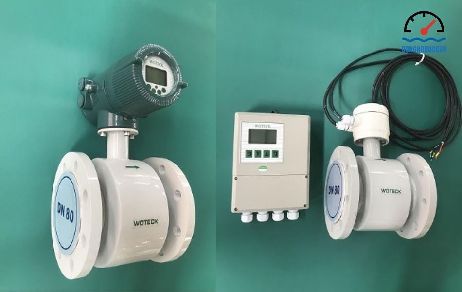 Đồng hồ đo nước điện tử Woteck DN80 giá tốt, sẵn kho Đồng hồ nước VN