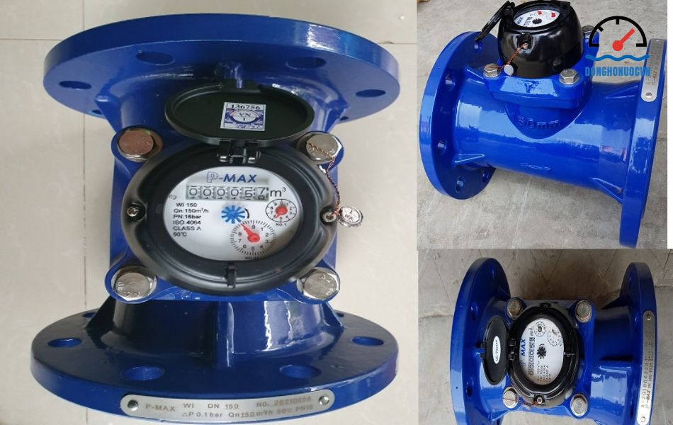 Đồng hồ nước dạng cơ Pmax DN150 chính hãng