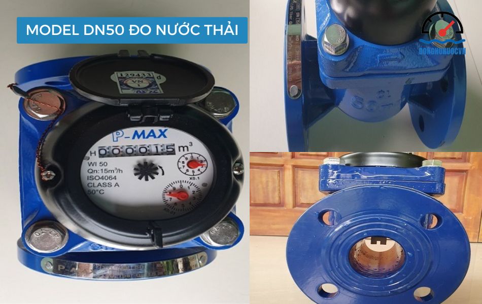 đồng hồ nước thải Pmax dn50