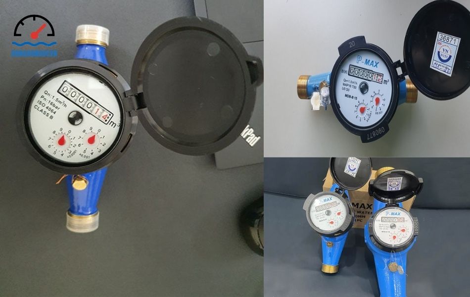 Đồng hồ nước Pmax nối ren DN15 giá tốt