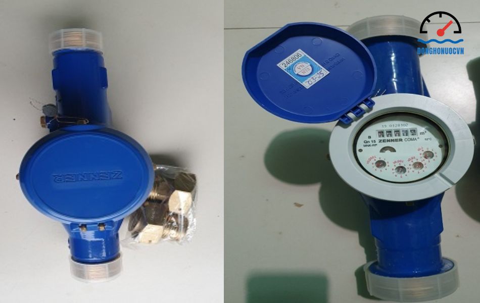 Đồng hồ nước Zenner DN50 nối ren, tiện lợi cho việc lắp đặt