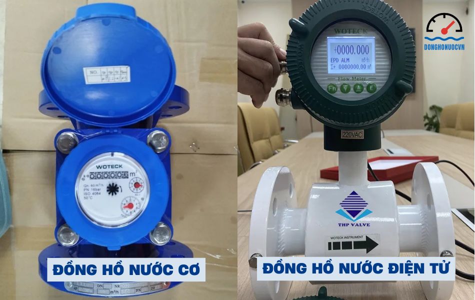 2 loại đồng hồ đo lưu lượng nước phổ biến trên thị trường
