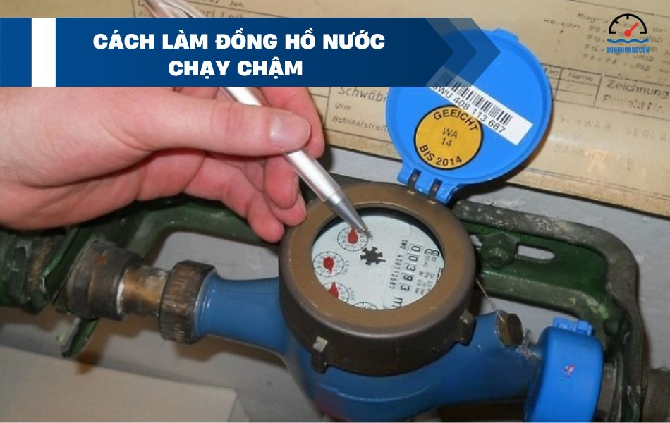 Cách làm đồng hồ nước chạy chậm