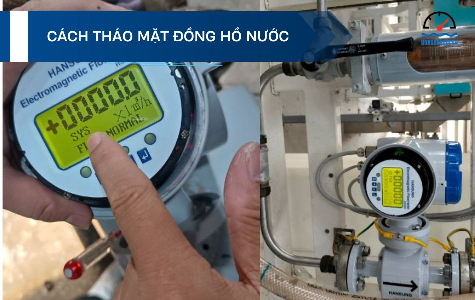Cách tháo mặt đồng hồ nước đơn giản, dễ làm