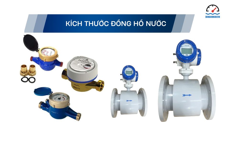 chọn đồng hồ nước theo kích cỡ