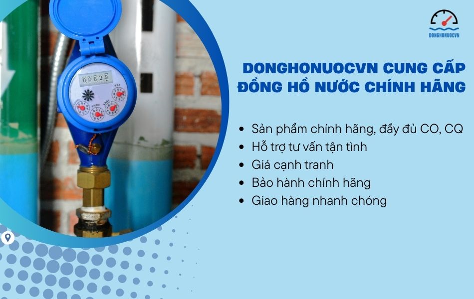 Đồng hồ nước VN cung cấp đồng hồ nước chính hãng