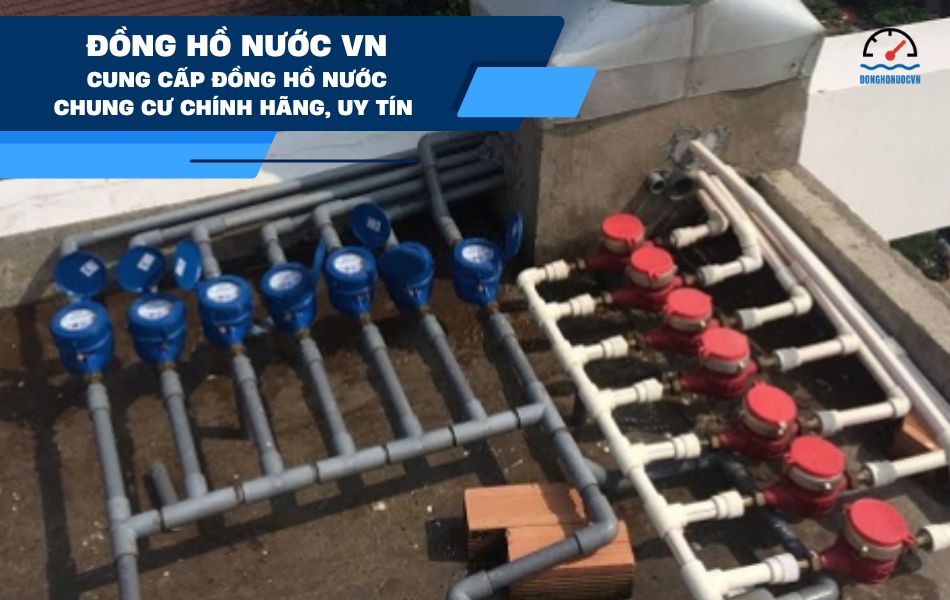 cung cấp đồng hồ nước chung cư chính hãng