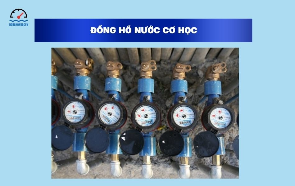 đồng hồ nước chung cư dạng cơ