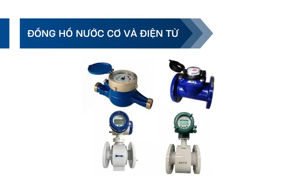 Phân loại đồng hồ nước theo cấu tạo