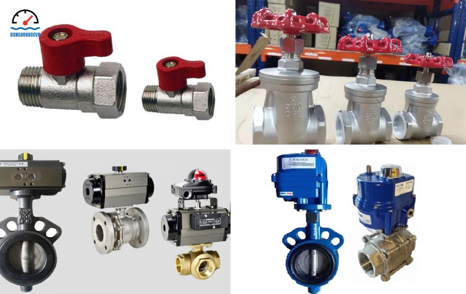 Phân loại van đồng hồ nước phổ biến