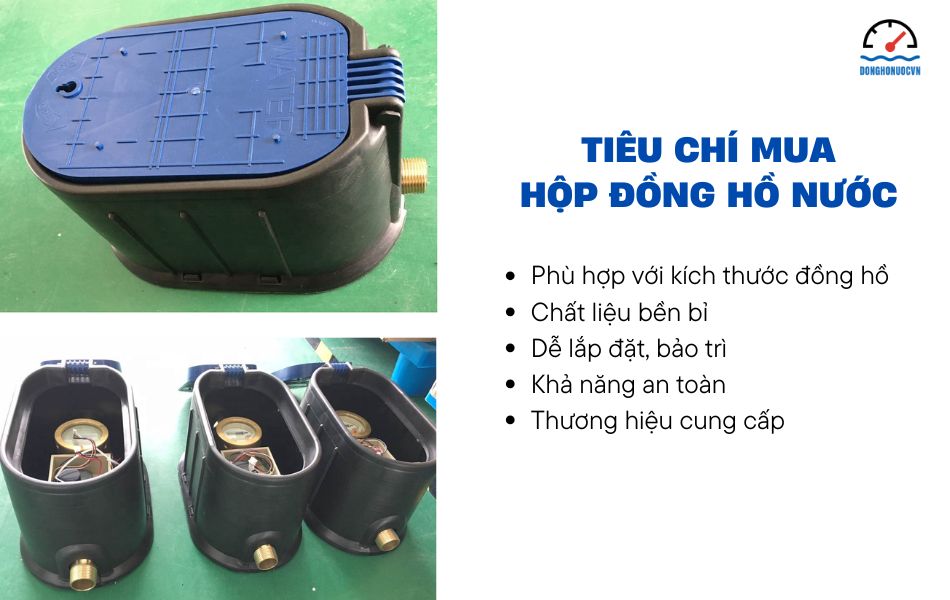 Tiêu chí chọn mua hộp đồng hồ nước phù hợp