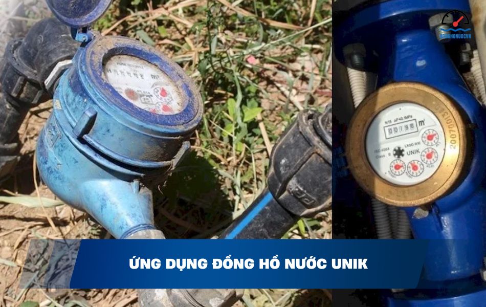 Ứng dụng thực tế đồng hồ nước Unik