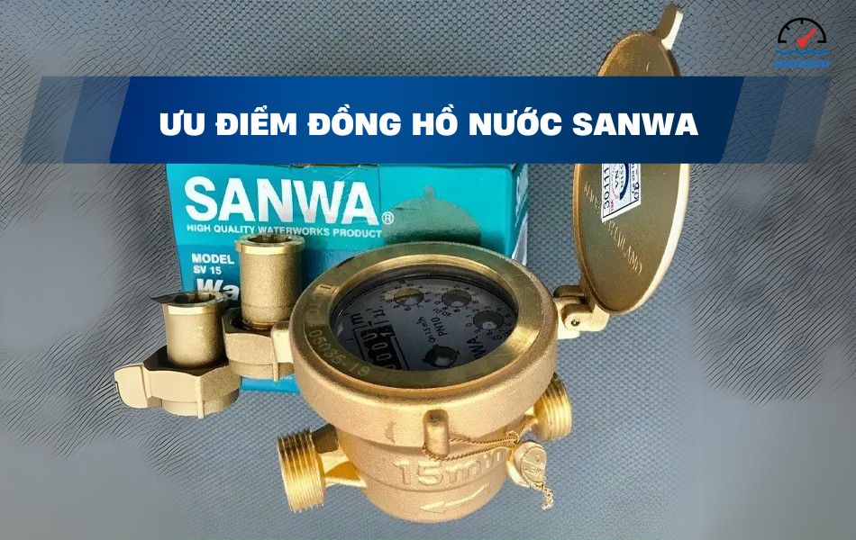 Đặc điểm nổi bật của đồng hồ nước Sanwa