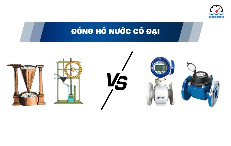 So sánh đồng hồ nước cổ đại và đồng hồ nước hiện nay