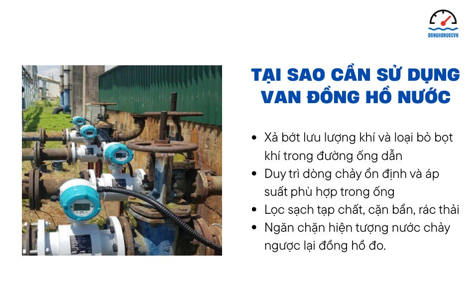 Ưu điểm khi sử dụng van đồng hồ nước