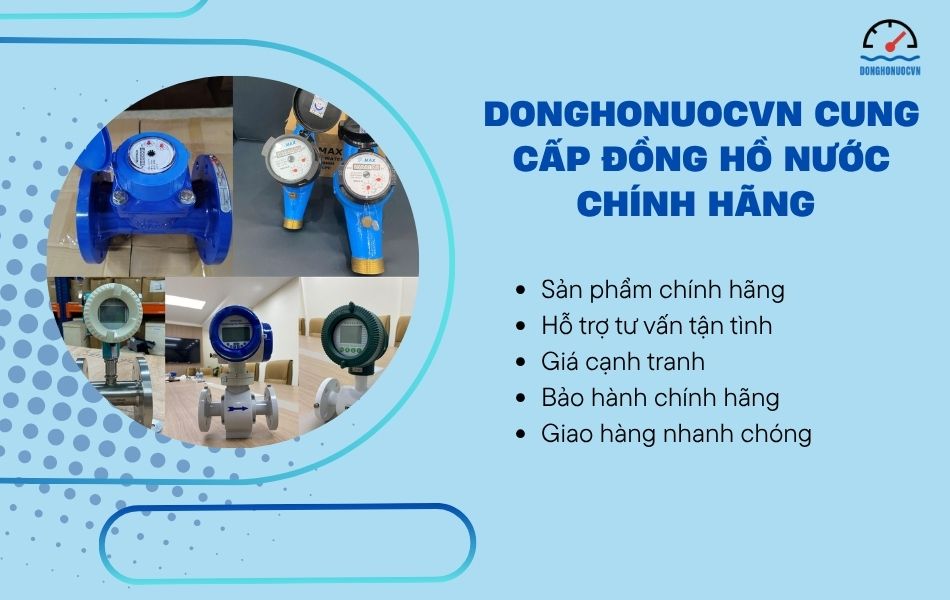 Địa chỉ cung cấp đồng hồ đo khối lượng nước uy tín
