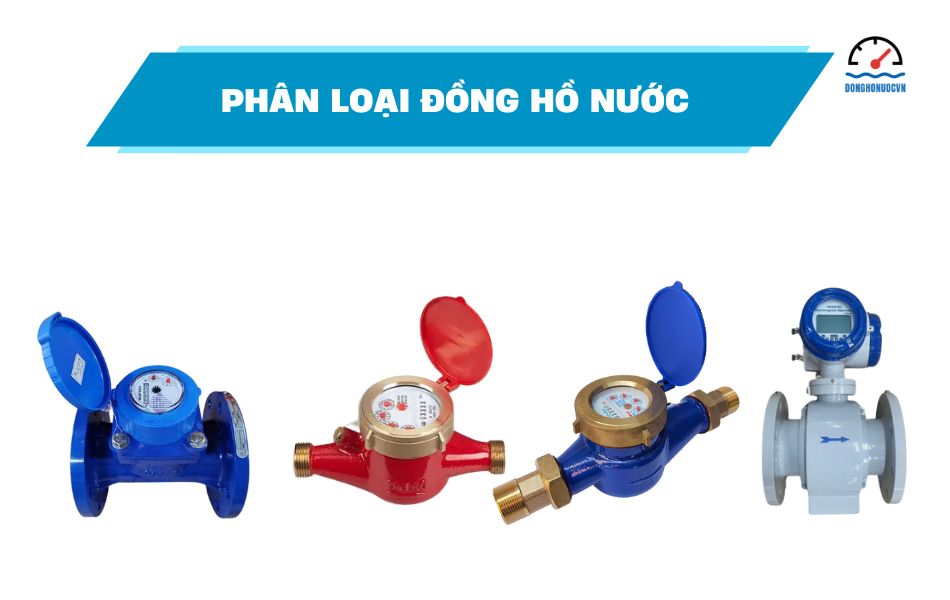 Phân loại đồng hồ đo khối lượng nước hiện nay