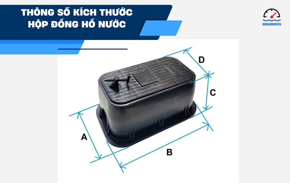 Các thông số kích thước hộp đồng hồ nước