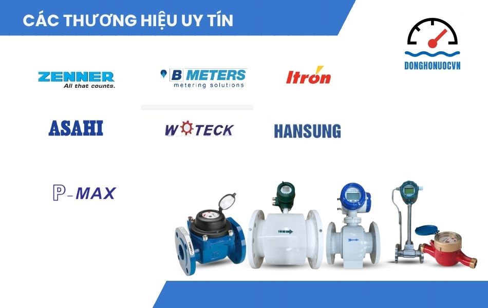 các thương hiệu đồng hồ đo lưu lượng nước uy tín