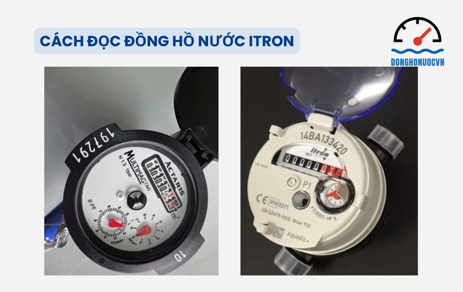 Hướng dẫn cách đọc đồng hồ nước Itron - Actaris chính xác