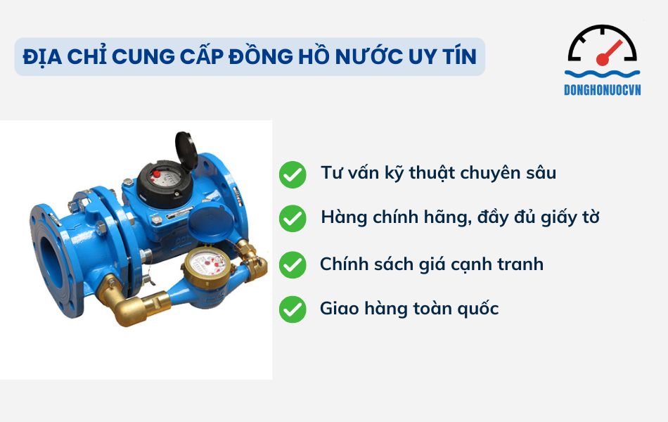 Đồng hồ nước VN - Địa chỉ cung cấp đồng hồ mẹ bồng con chính hãng