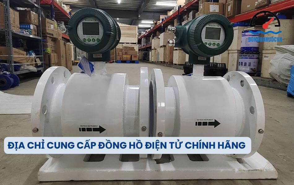 địa chỉ cung cấp đồng hồ nước điện từ chính hãng