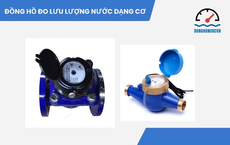 Đồng hồ đo lưu lượng nước dạng cơ