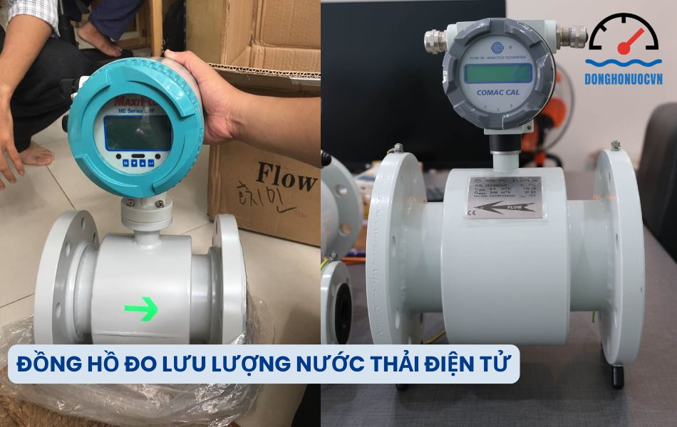 Đồng hồ đo lưu lượng nước thải điện tử