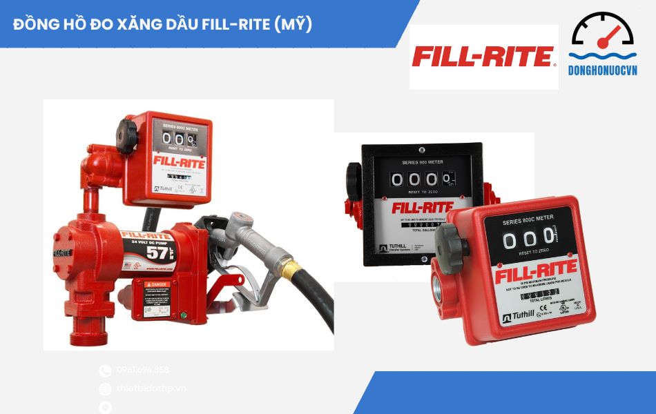 Đồng hồ đo lưu lượng xăng dầu Fill-Rite