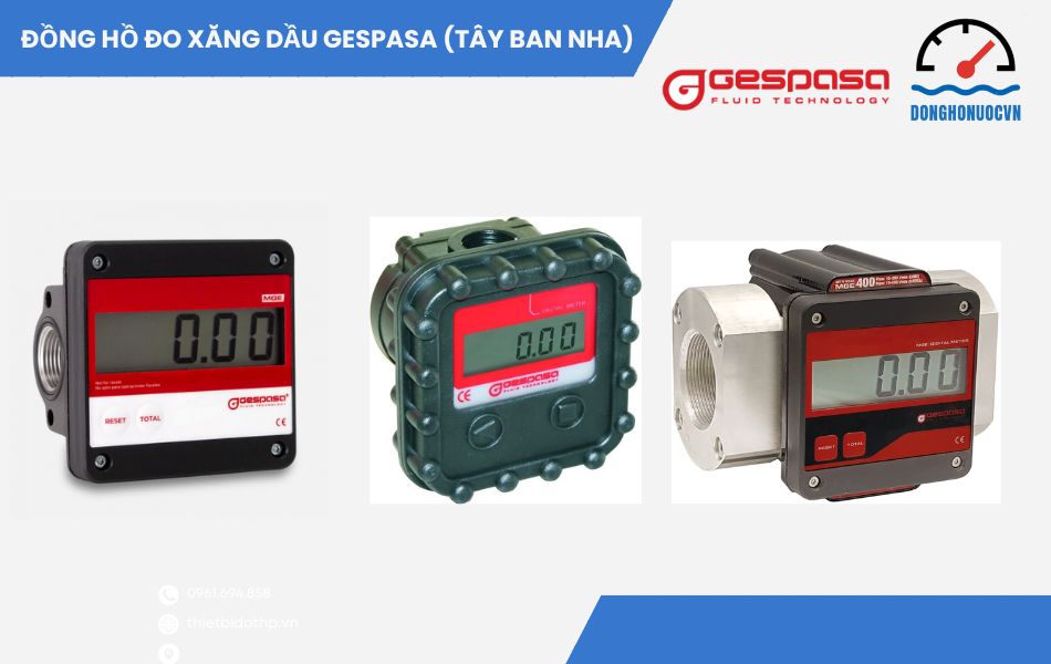 Đồng hồ đo lưu lượng xăng dầu Gespasa