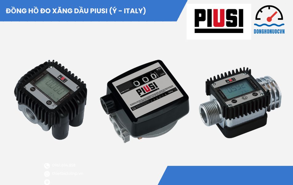 Đồng hồ đo lưu lượng xăng dầu Piusi