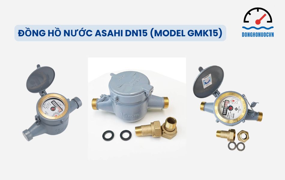 Đồng hồ nước Asahi DN15