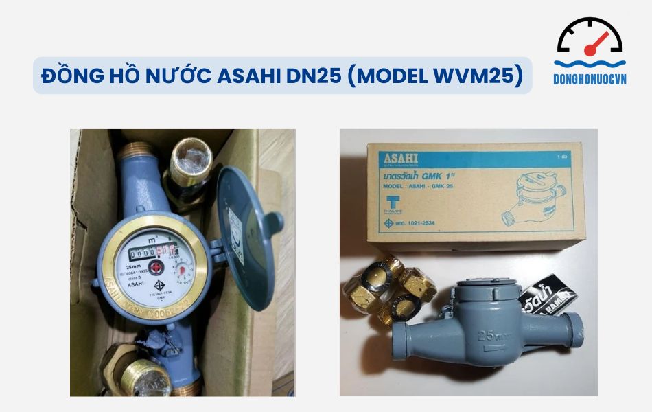 Đồng hồ nước Asahi DN25