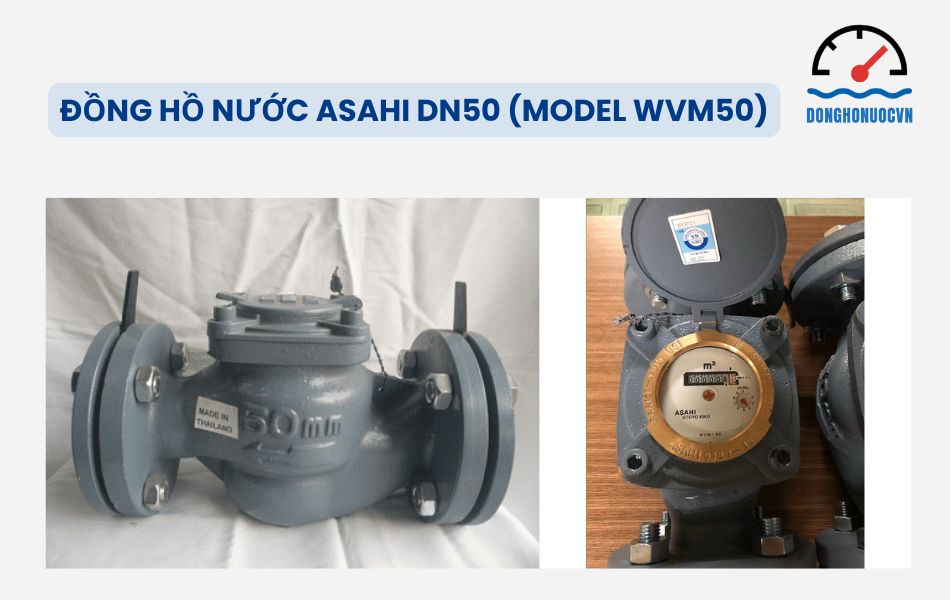 Đồng hồ nước Asahi DN50