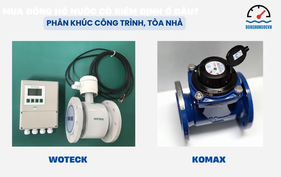 Đồng hồ nước công trình, chung cư TPHCM