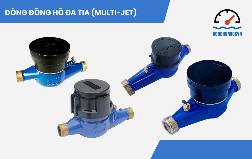 Đồng hồ nước Emic dòng đa tia (Multi-jet)