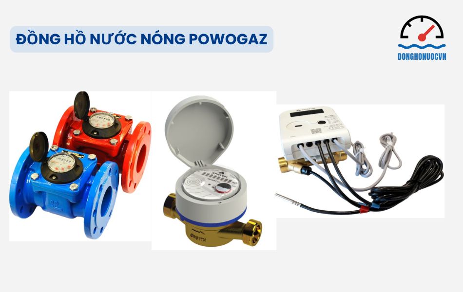 Đồng hồ nước nóng Powogaz