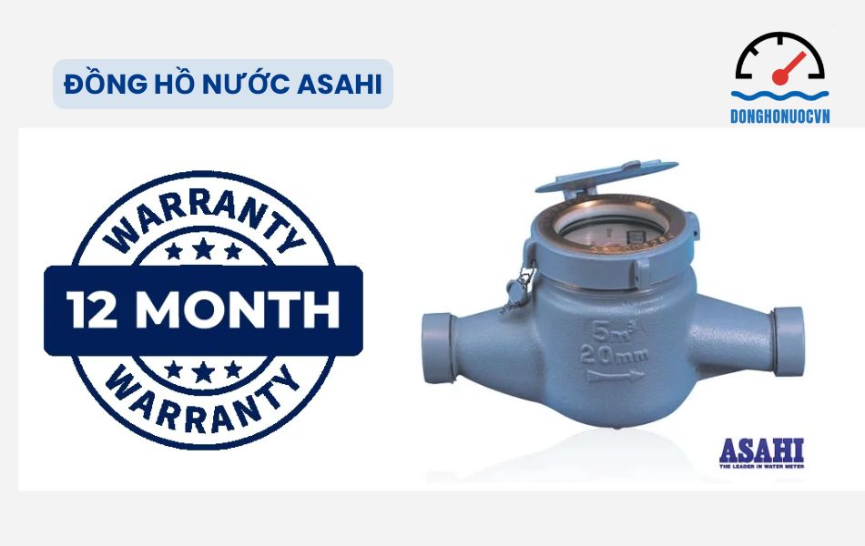 giới thiệu thương hiệu đồng hồ nước asahi