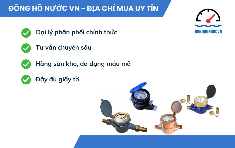 Gợi ý địa chỉ mua đồng hồ nước mini uy tín, chính hãng