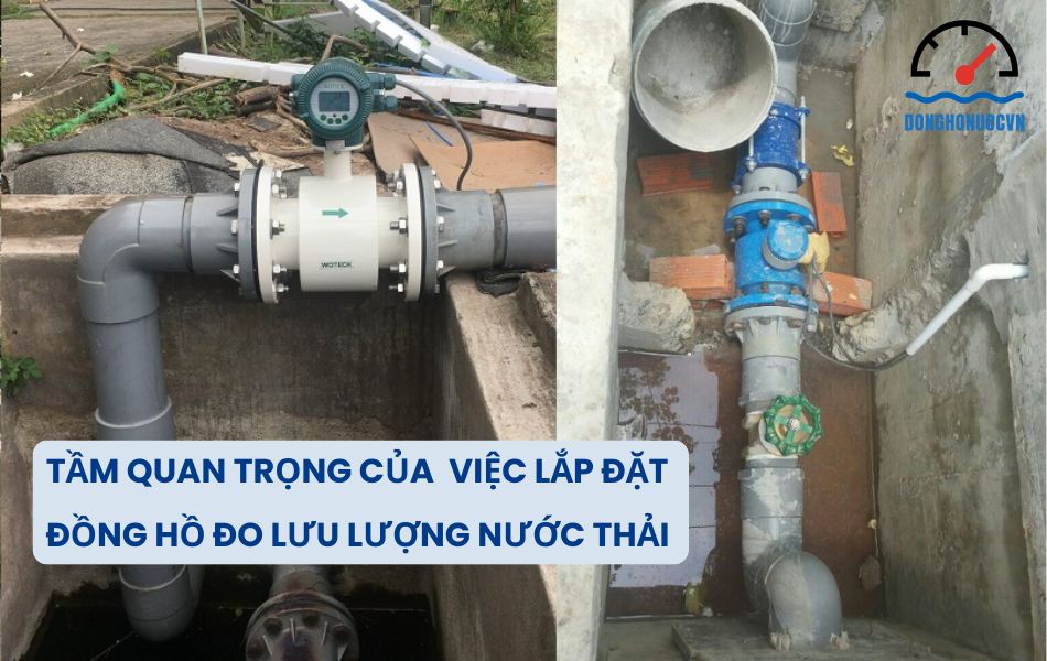 tầm quan trọng của việc lắp đặt đồng hồ đo lưu lượng nước thải