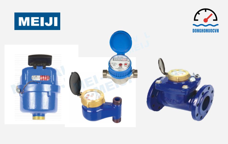 thương hiệu đồng hồ nước meiji