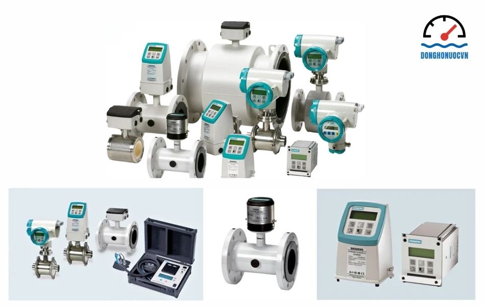 Các dòng đồng hồ đo lưu lượng nước Siemens phổ biến