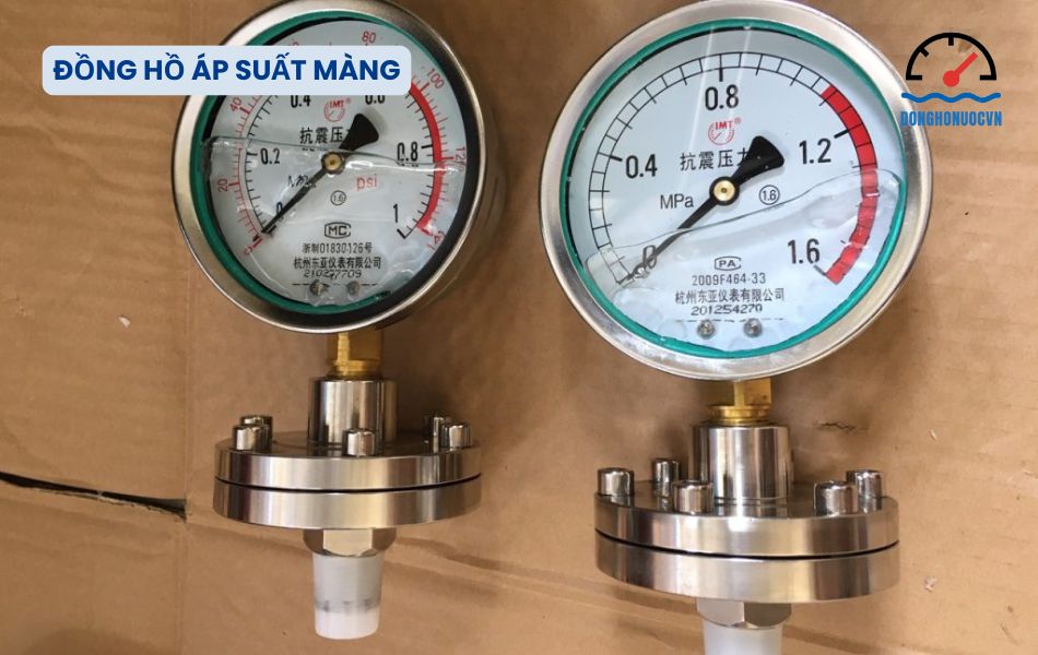 Đồng hồ đo áp suất màng