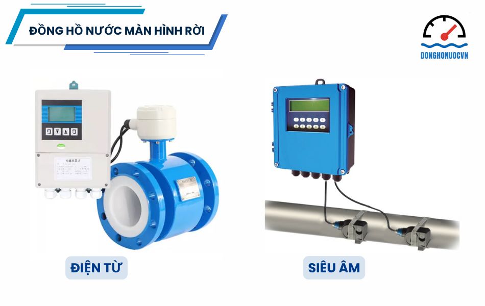Phân loại đồng hồ nước màn hình rời theo công nghệ đo