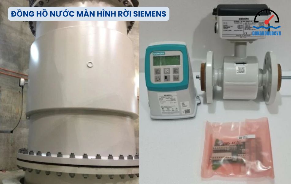 Đồng hồ nước màn hình rời Siemens
