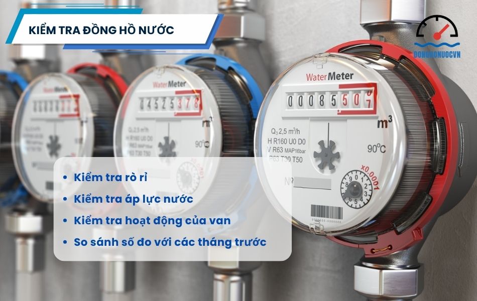 Hướng dẫn tự kiểm tra đồng hồ nước tại nhà