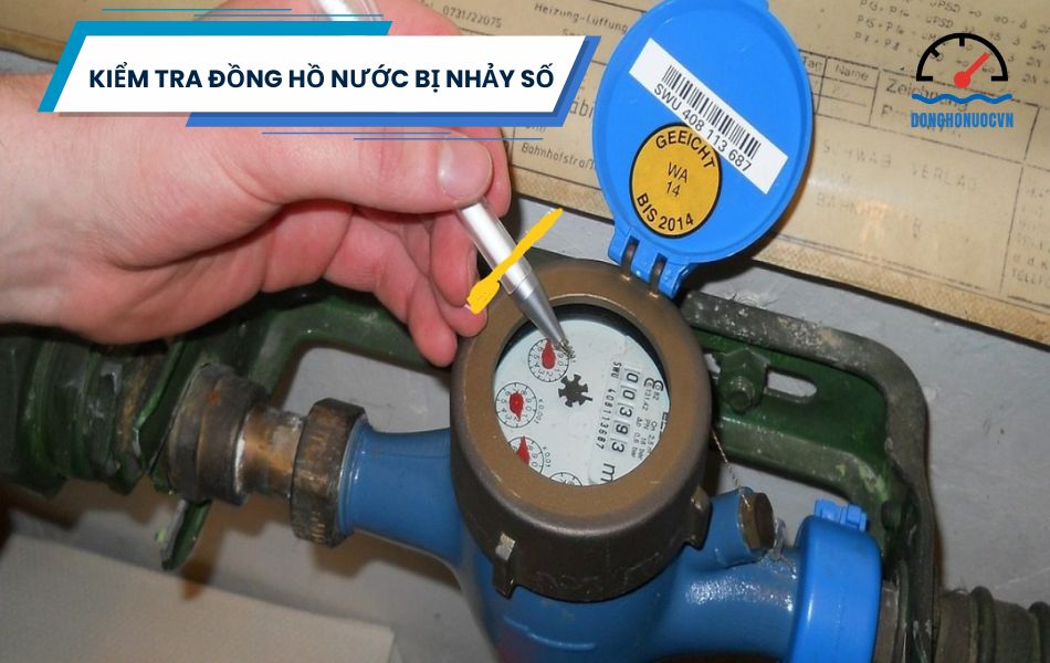Cách xử lý khi đồng hồ nước bị nhảy số