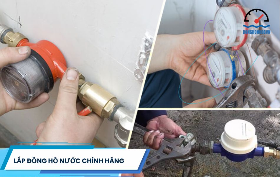 Sử dụng đồng hồ nước chính hãng