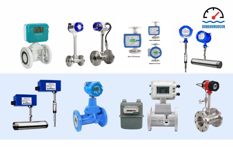 các loại đồng hồ đo lưu lượng gas